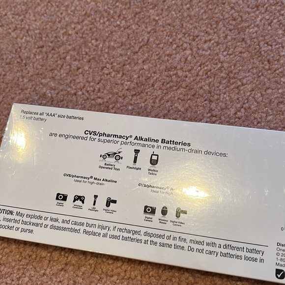 New CVS Value Pack AAA Batteries - Picture 6 of 7